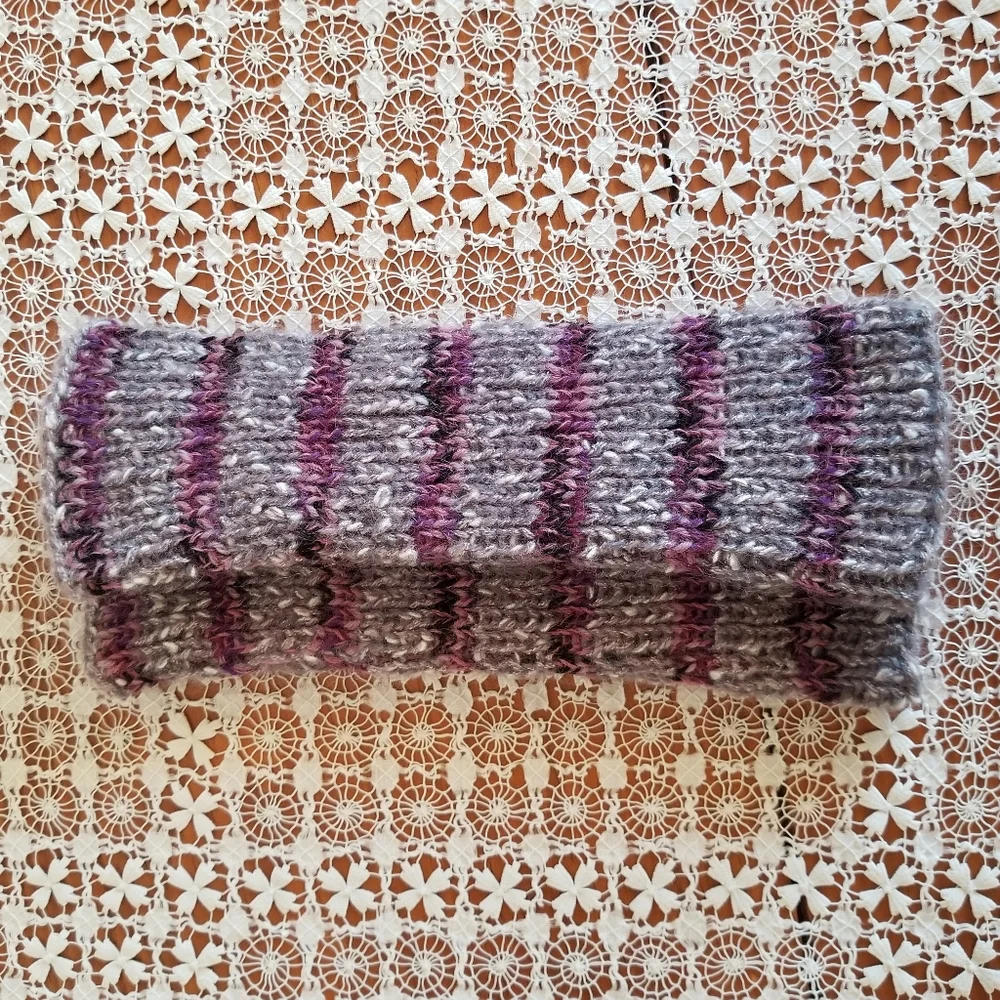 Handmade Knitted Fingerless Gloves One Size NWOT